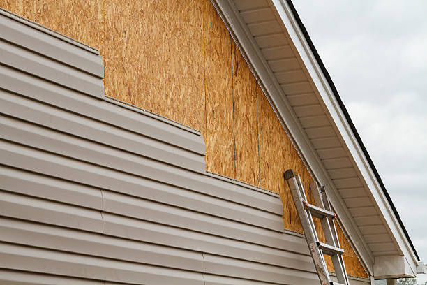 Professional Siding Contractor technician working in Ashley, OH